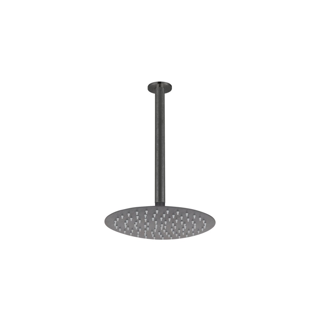 Sola Shower Dropper 300mm & Head Set - Antique Slate