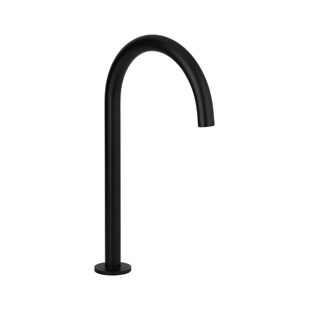 Gooseneck Hob Spout - Matte Black - Feature