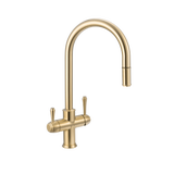 Kingsley-3-Way-Pull-Out-Filter-Tap Side Brushed-Brass 2