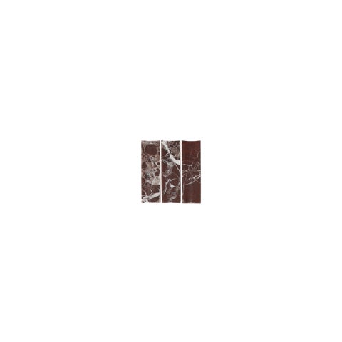 Rosso Levanto Inverted Finger Mosaic Tile (Sample)
