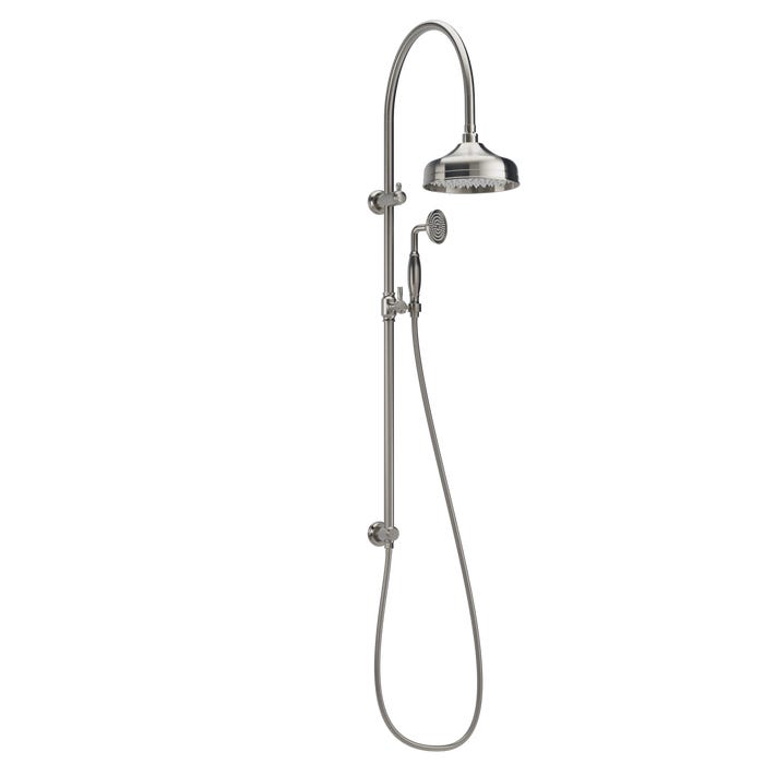 Kingsley Shower Rail Set – Brushed Nickel