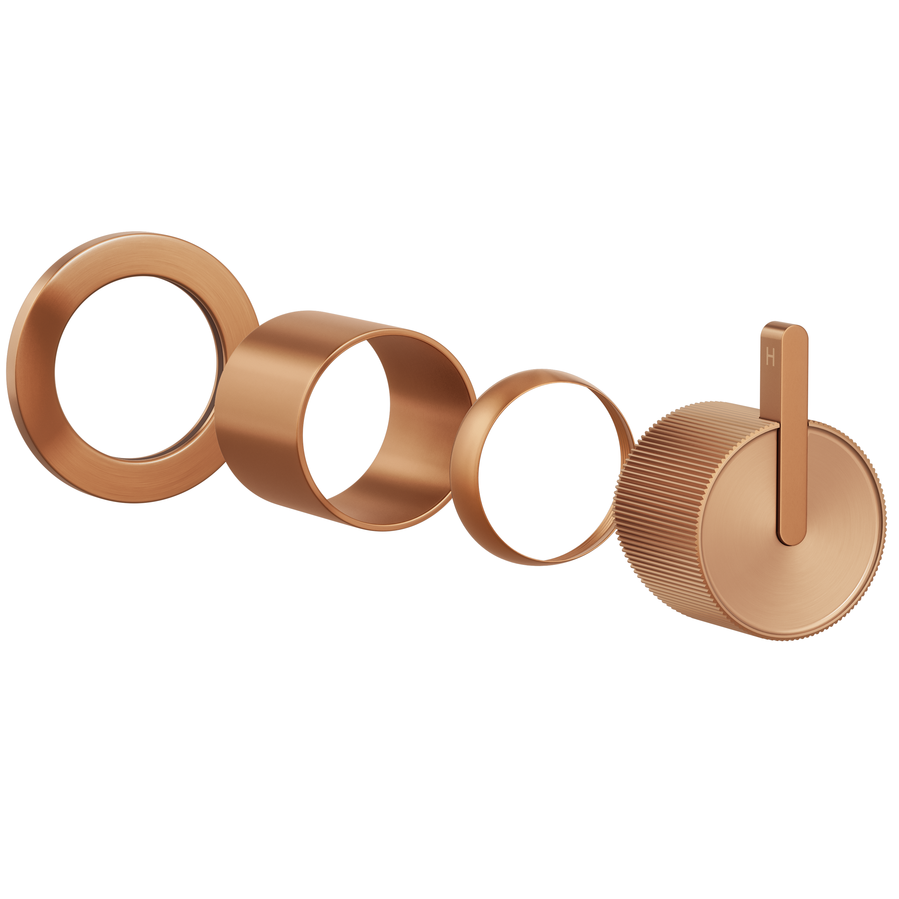 Namika Minimal Handle Kit - Brushed Copper
