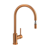 11596-Elysian-Commercial-Pull-Out-Kitchen-Mixer Side Brushed-Copper-1-1