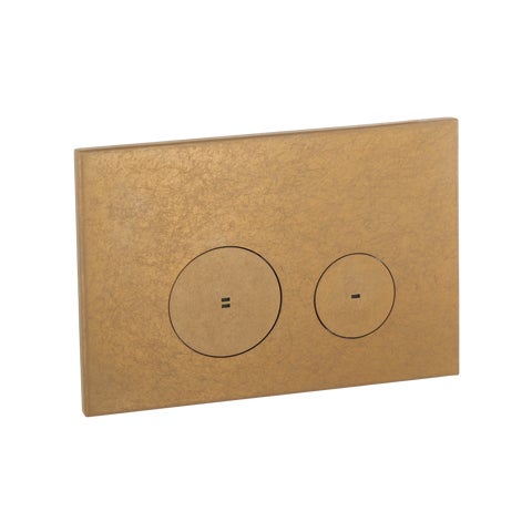 Zaaha Toilet Button Round - Antique AurumÂ