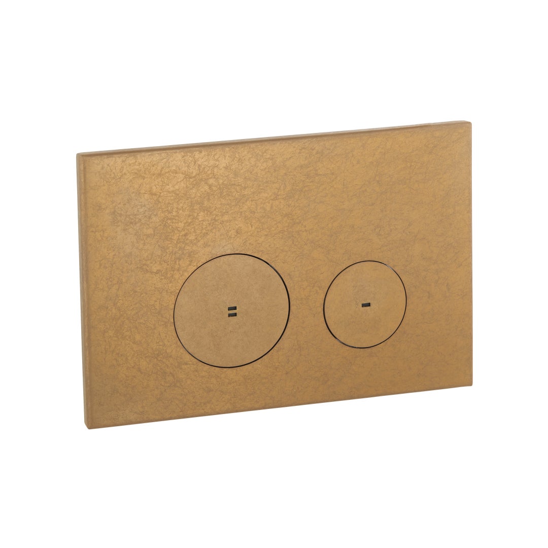 Zaaha Toilet Button Round - Antique Aurum