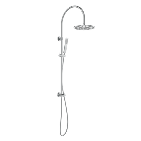 Elysian Gooseneck Shower Rail Set - Chrome