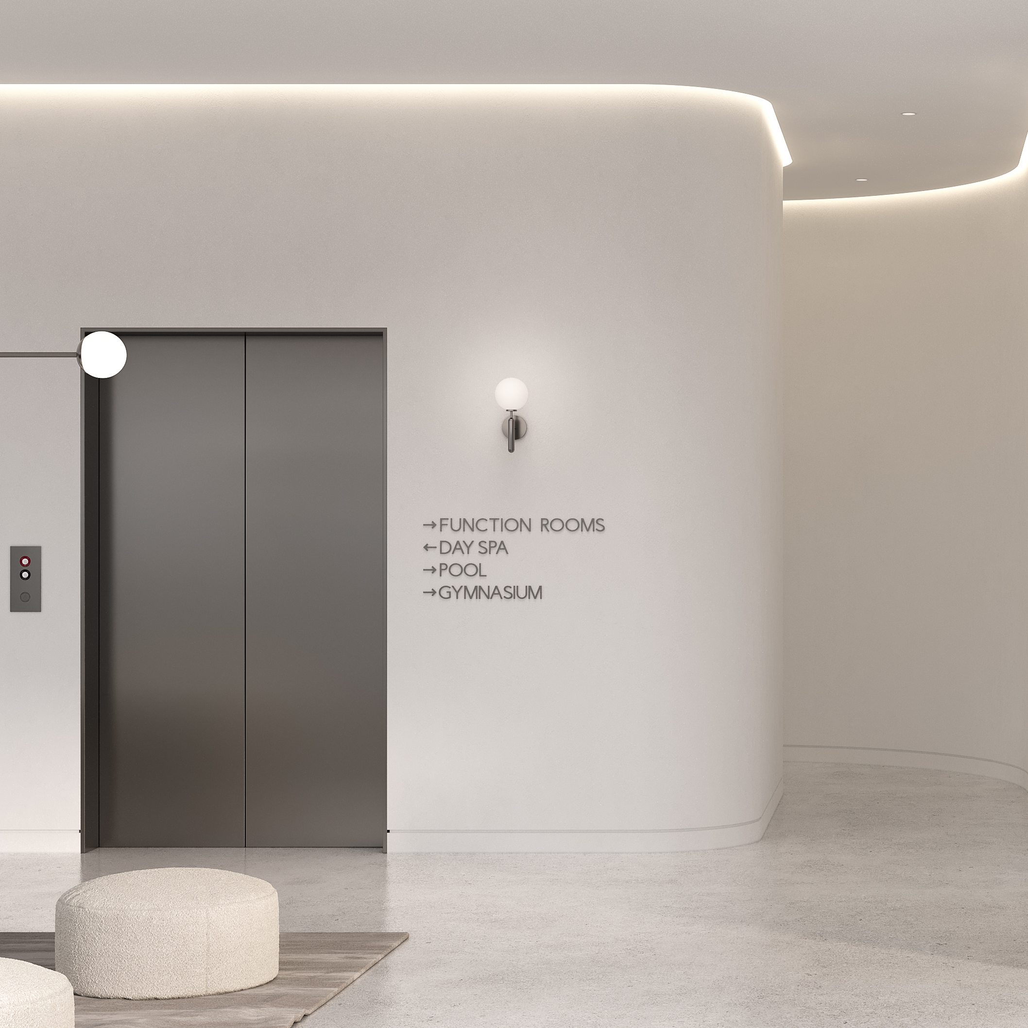 Signage Letters Lobby 4 GM