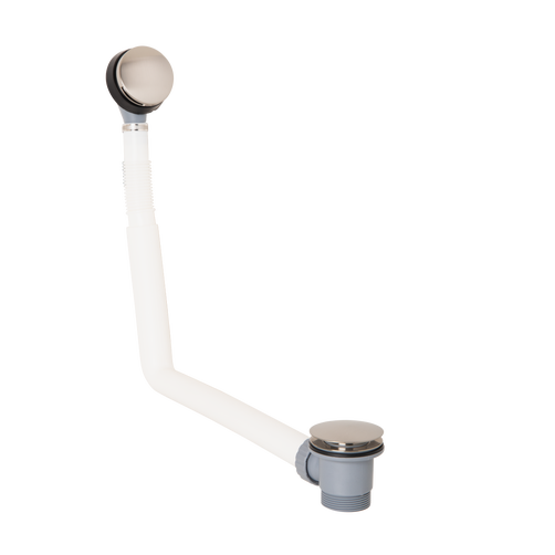 Click Clack Bath Waste with Overflow - Brushed Nickel