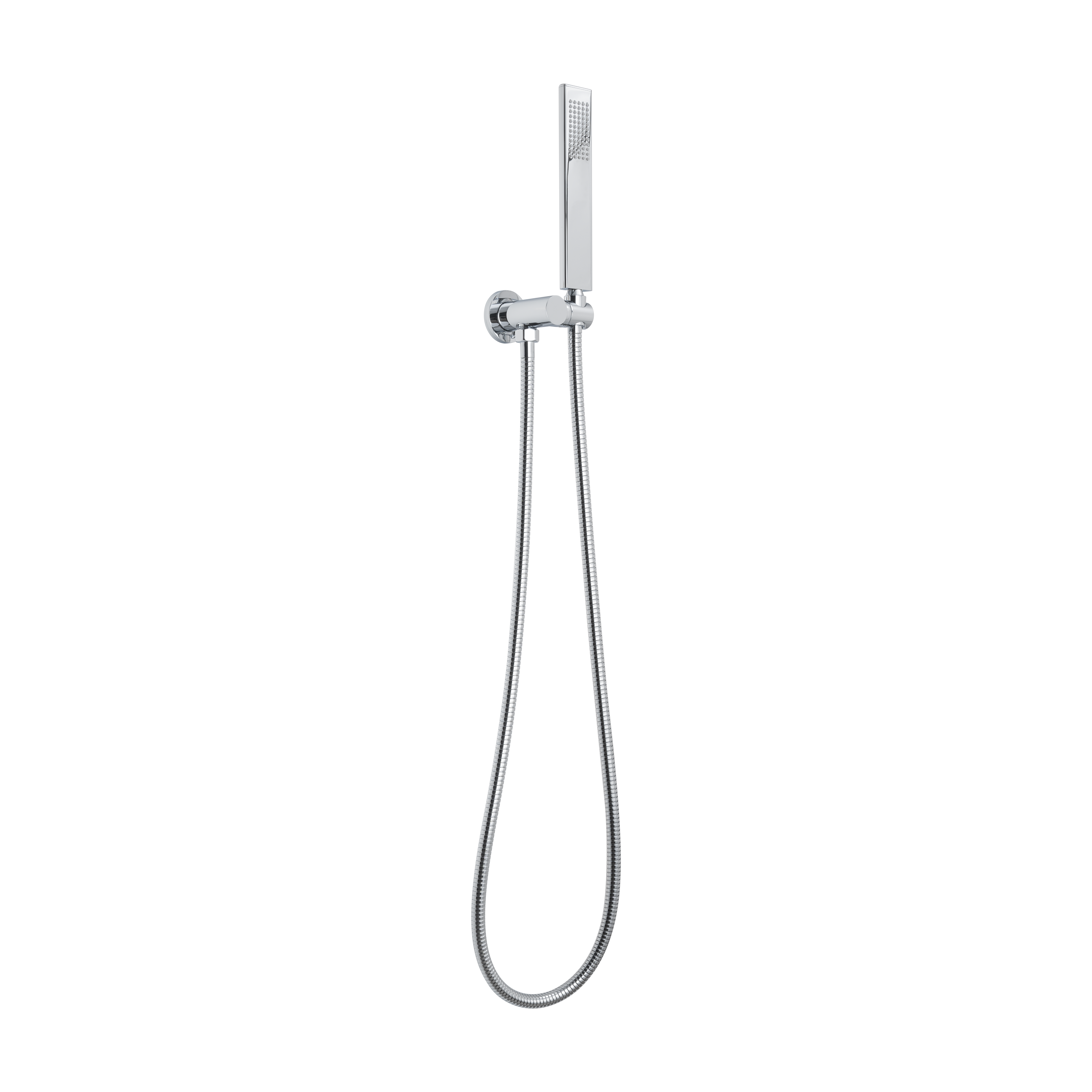 18173-Rounded-Rectangle-Hand-Shower-Set Side Chrome