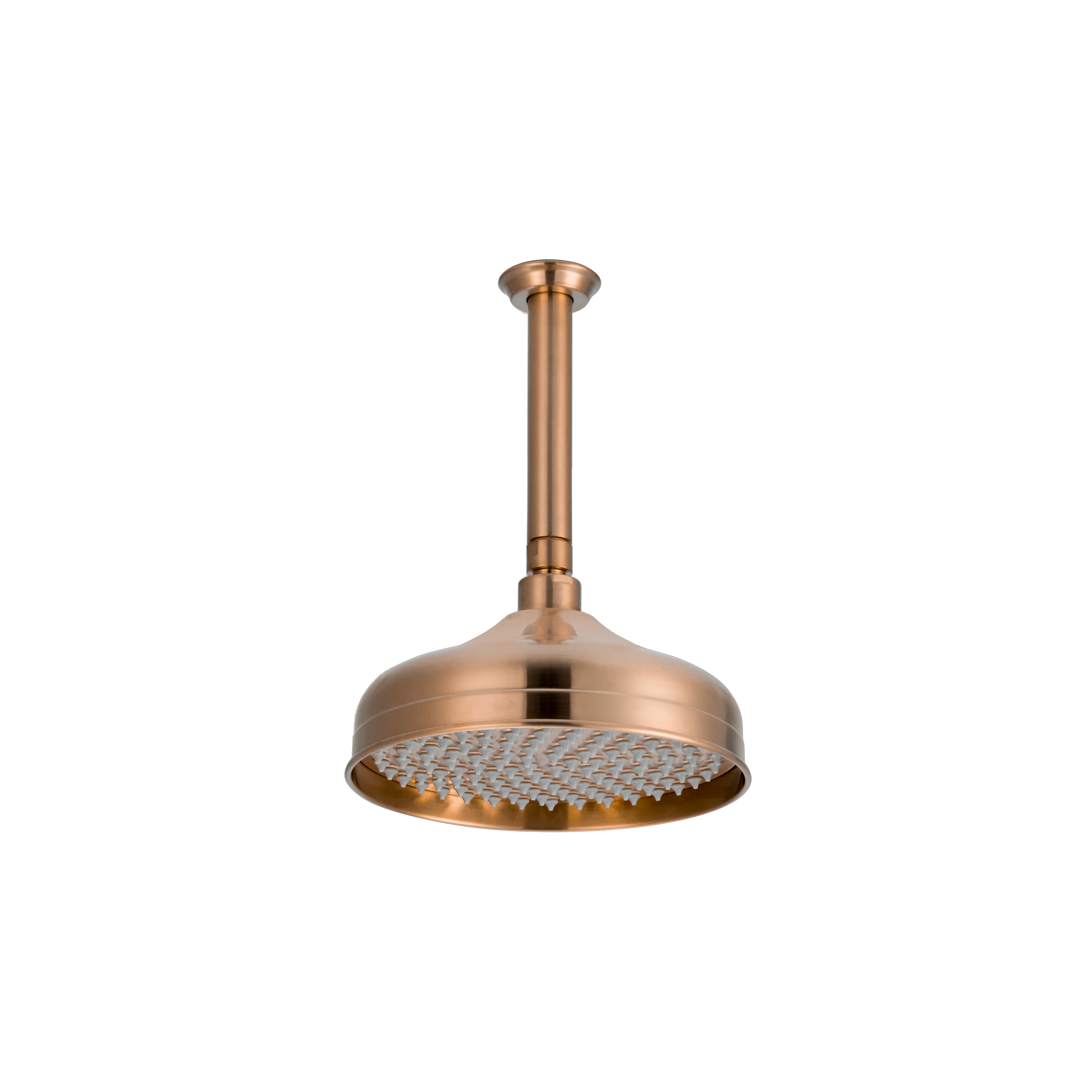 18083-Kingsley-Shower-Dropper-150mm-and-Head-Set Side Brushed-Copper-1