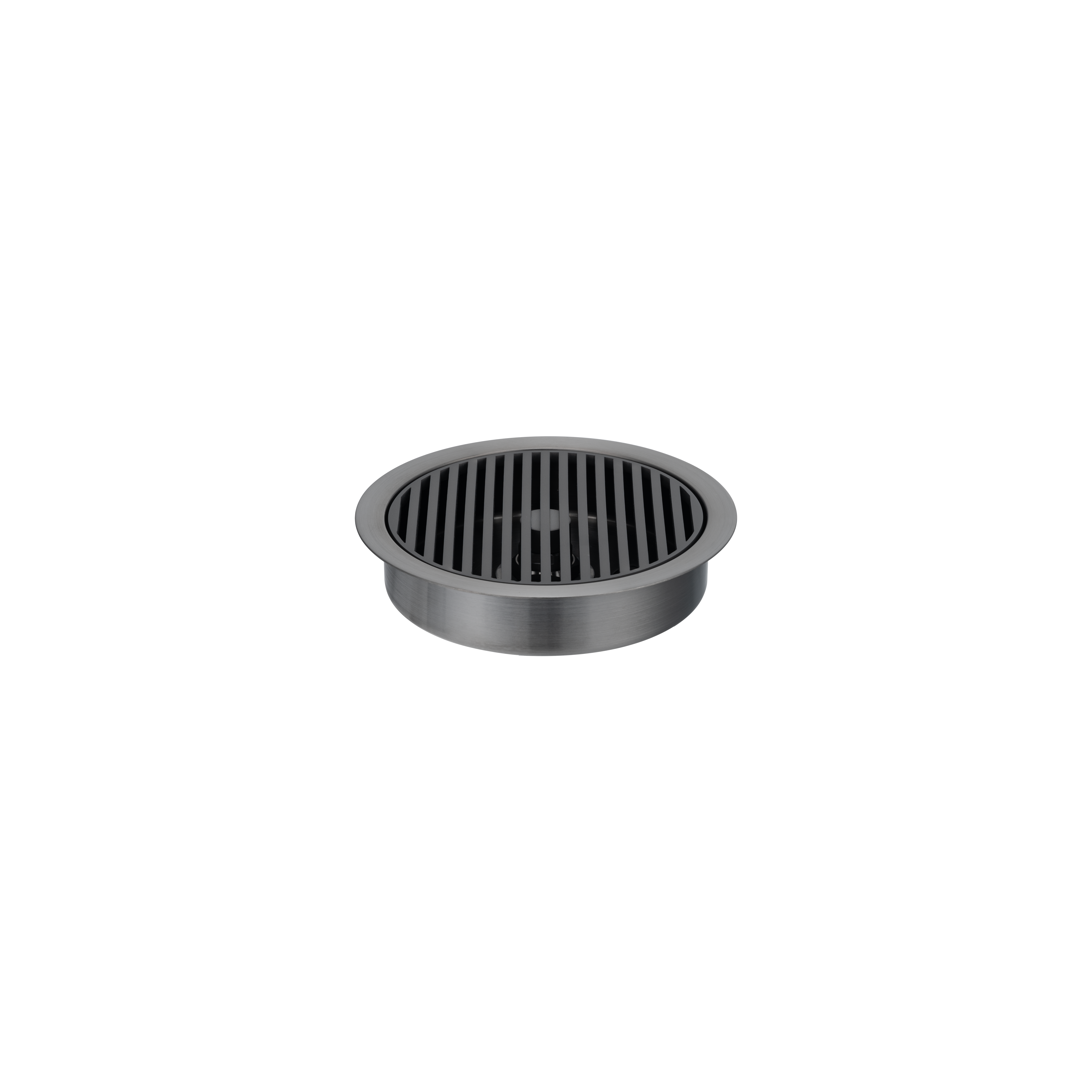 Font Drain Kit - Brushed Gunmetal