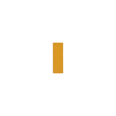 Rommani Handmade Zellige Rectangle Tile - Saffron Yellow (Sample)