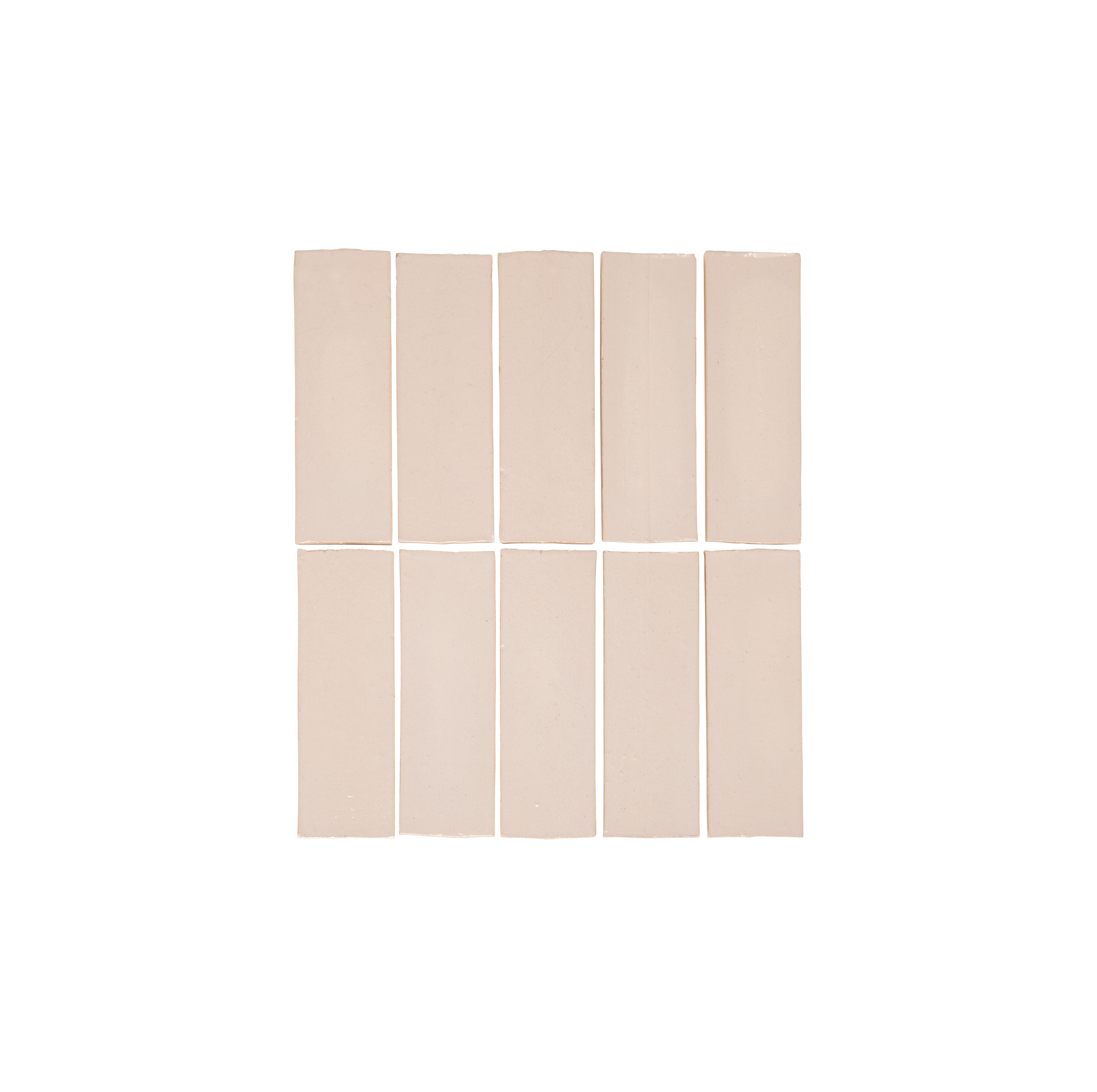 Rommani Handmade Zellige Rectangle Bone