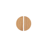 Hegman half moon pull 90mm ash 1 new