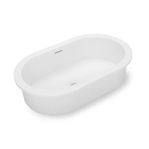 Zuri Undercounter Pill Basin 530mm - Matte White