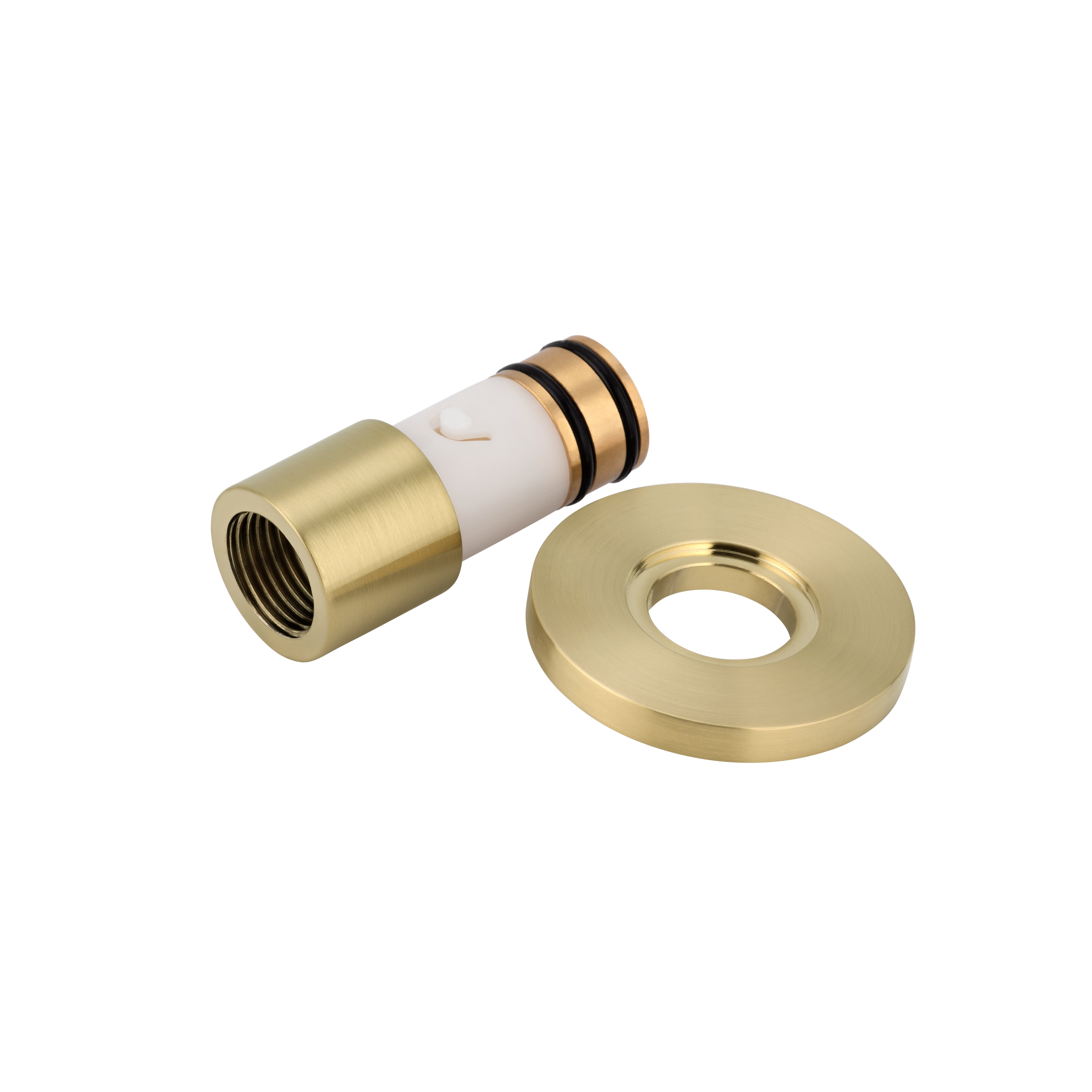 Swivel Hob Spout - Female Adapter - Brushed Brass