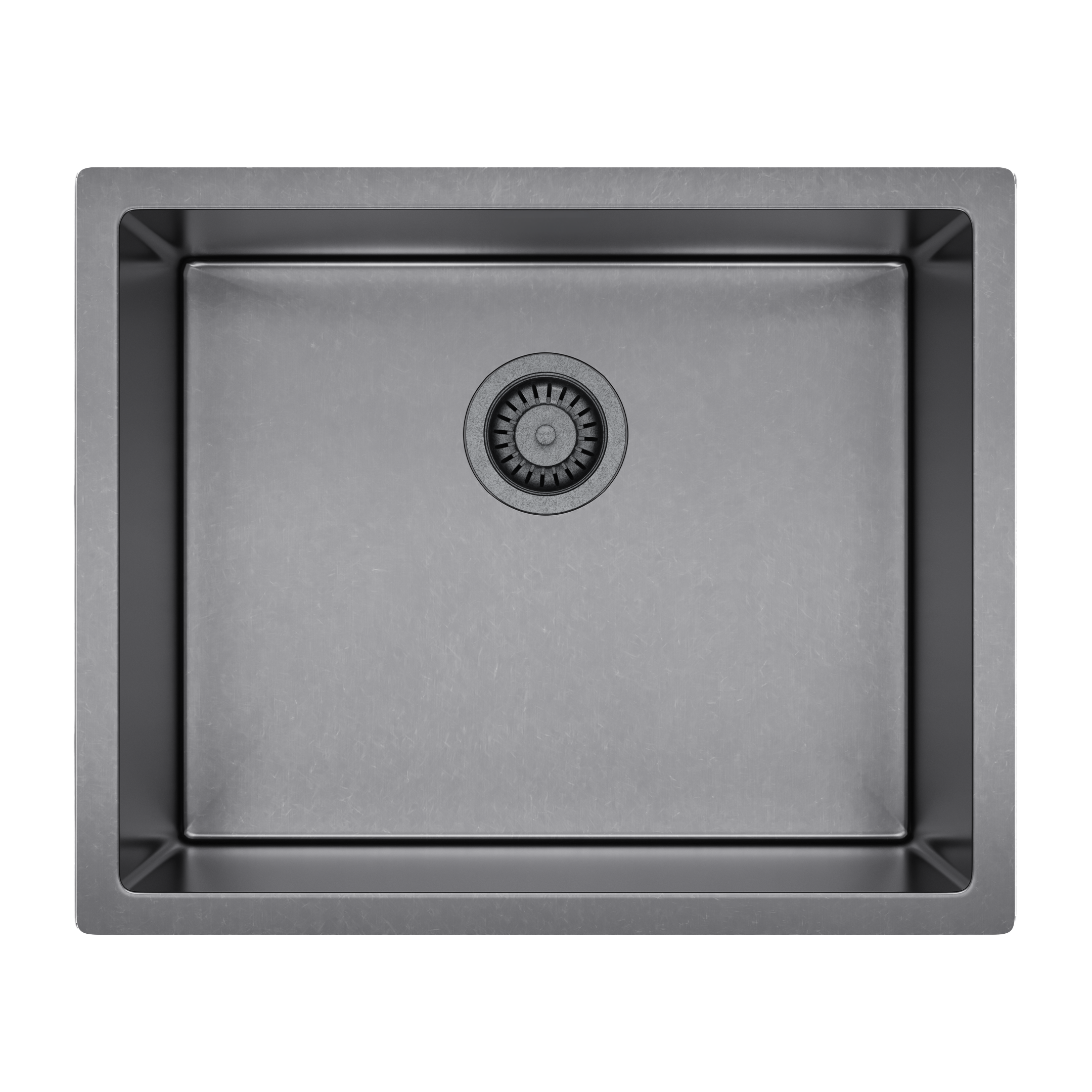 Sola Outdoor Single Sink 550mm - Antique Steel