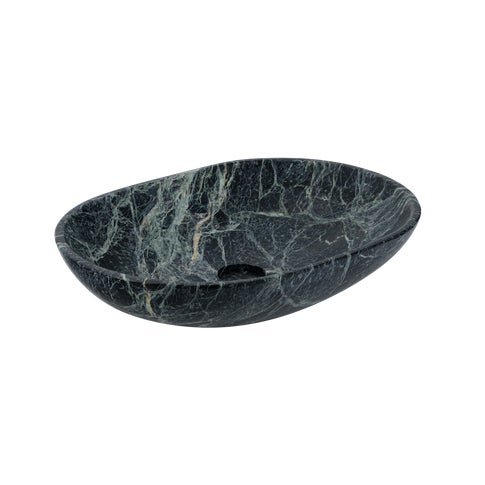 Pedra Oval Basin Sink - Verdi Alpi Marble