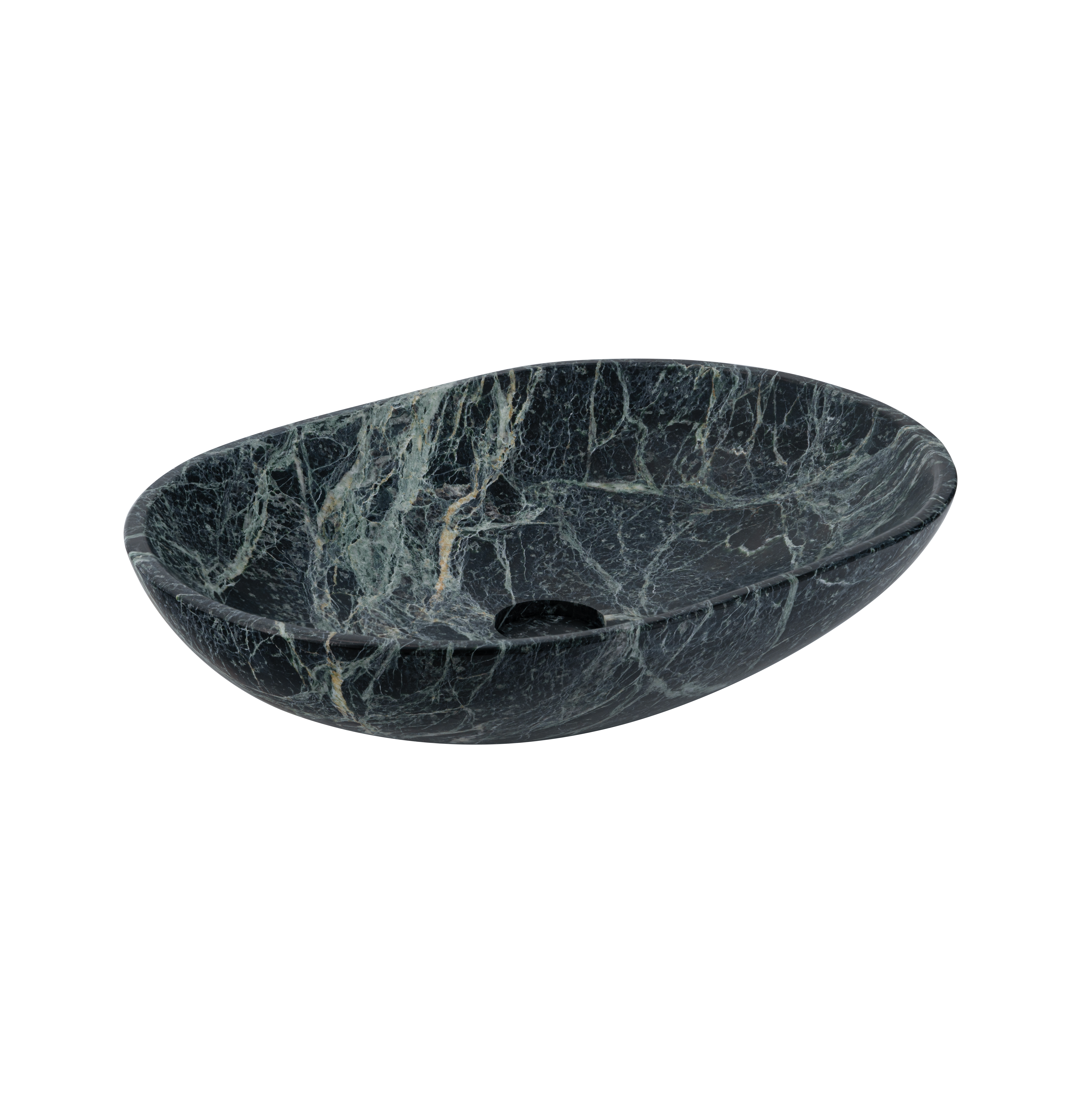 19247---Pedra-Oval-Basin Side Verde-Alpi-Marble