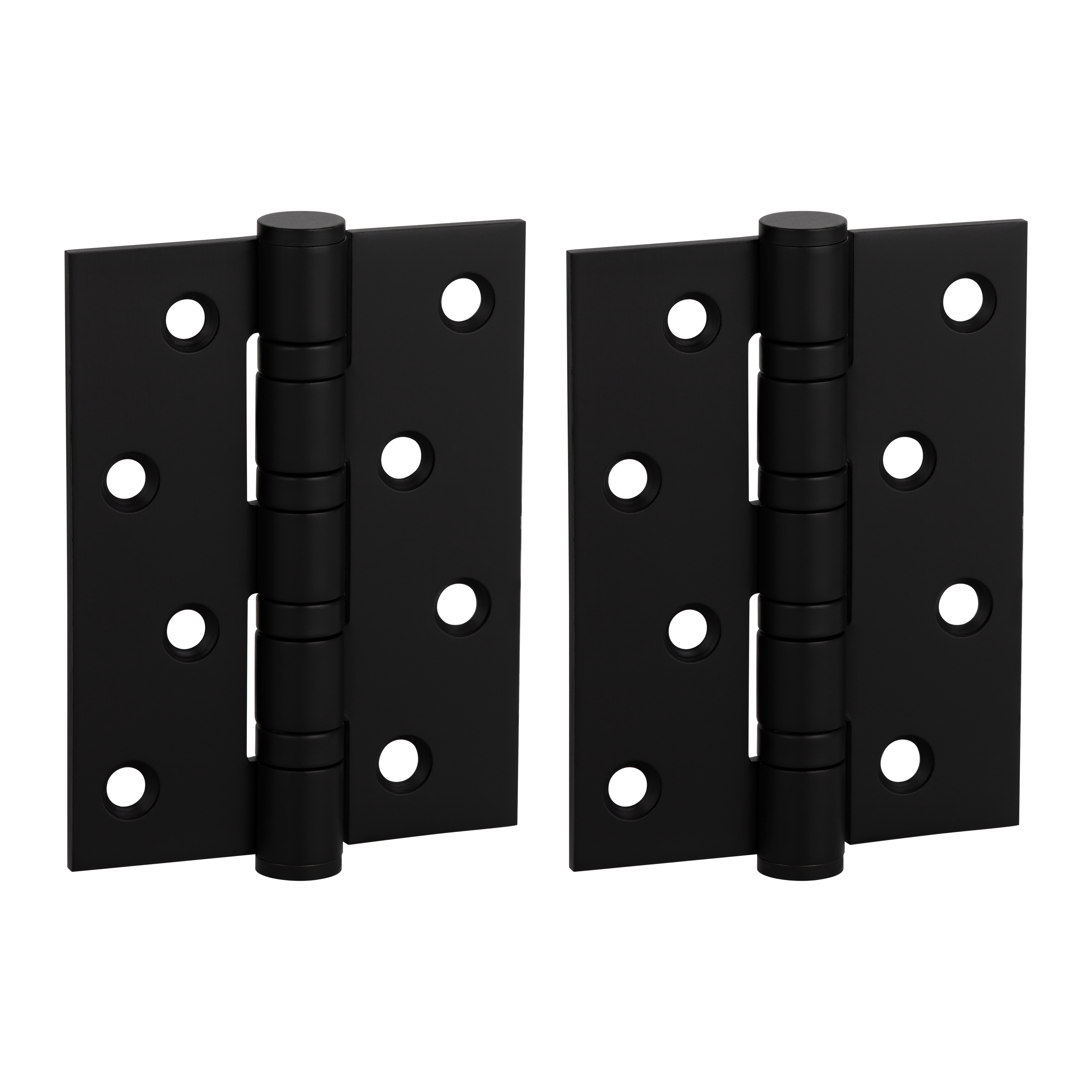 Ellis Butt Door Hinge Pair 100mm - Matte Black