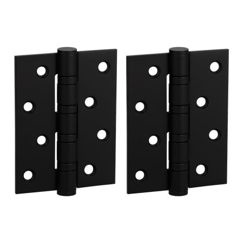 Ellis Butt Door Hinge 100mm - Matte Black