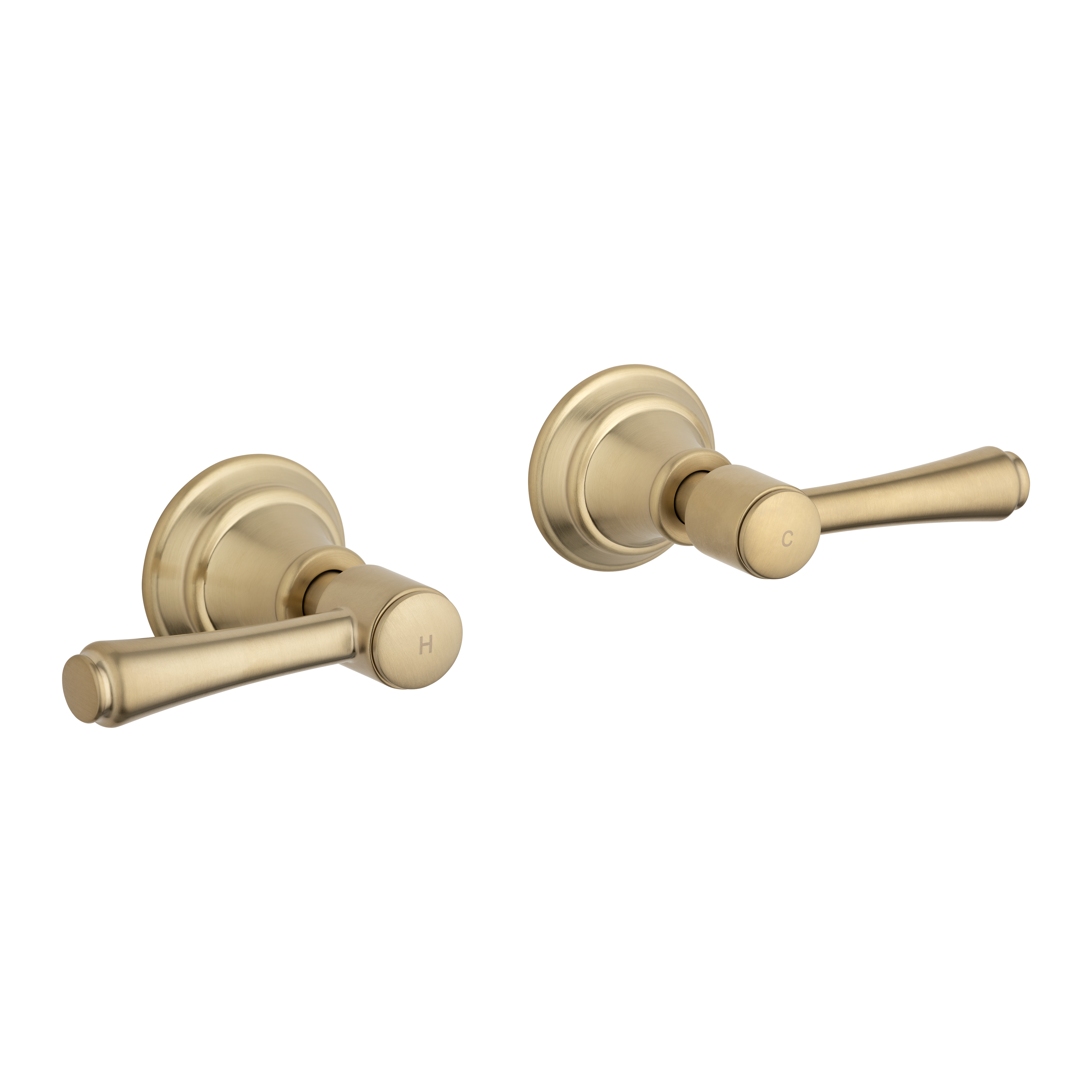 Kingsley Assembly Taps - Brushed Brass