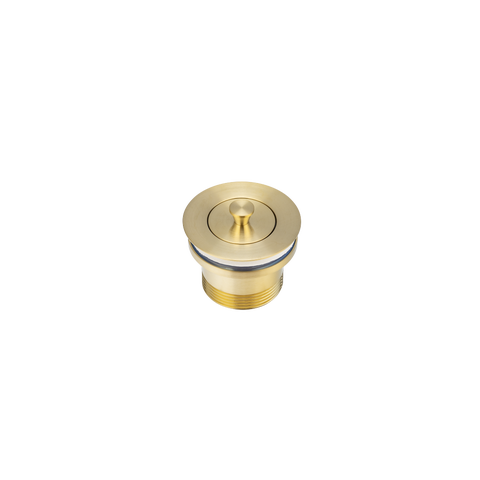 Pull-Out Bath Plug - Brushed Brass
