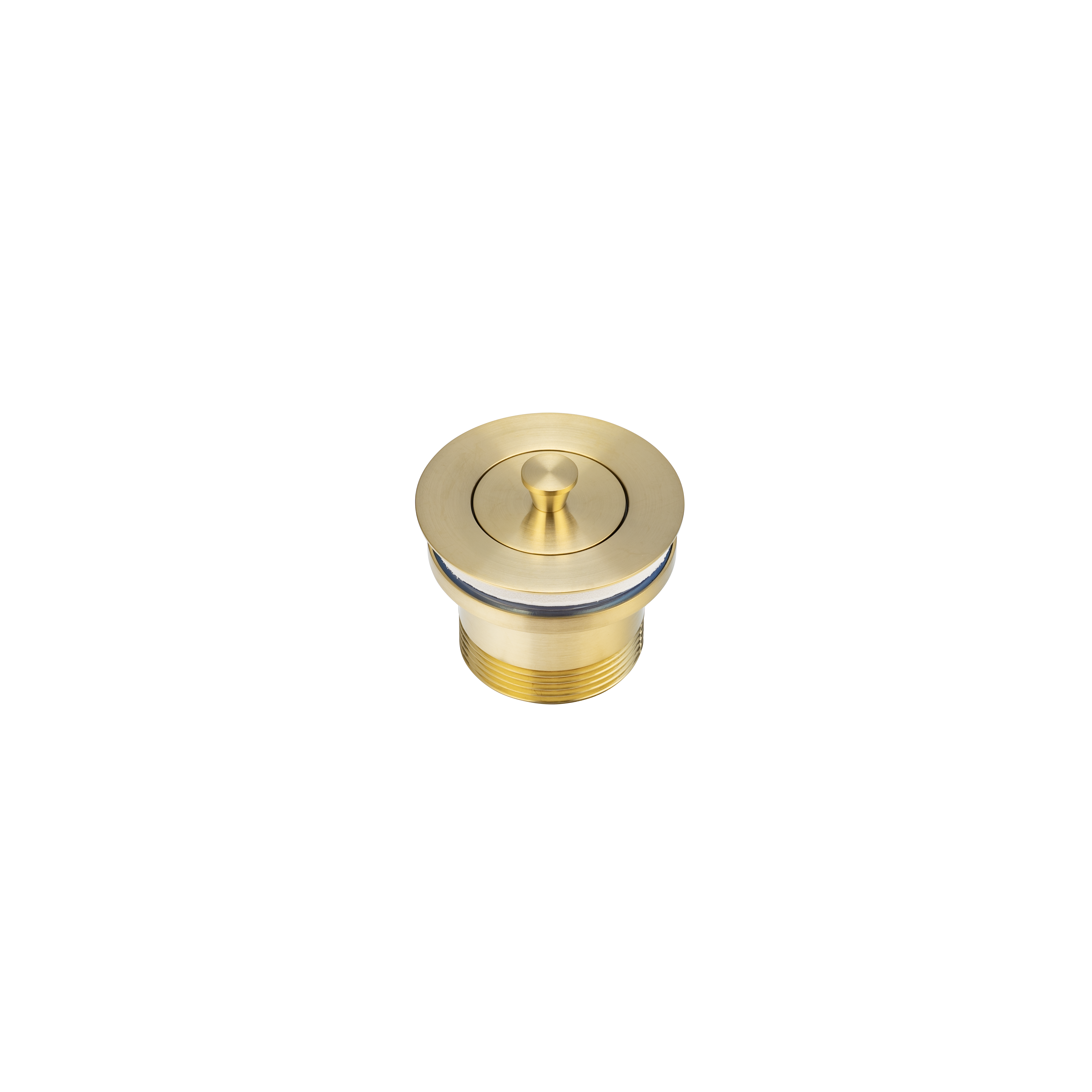 15633 Pull-Out Basin Bath Plug Side Brushed Brass