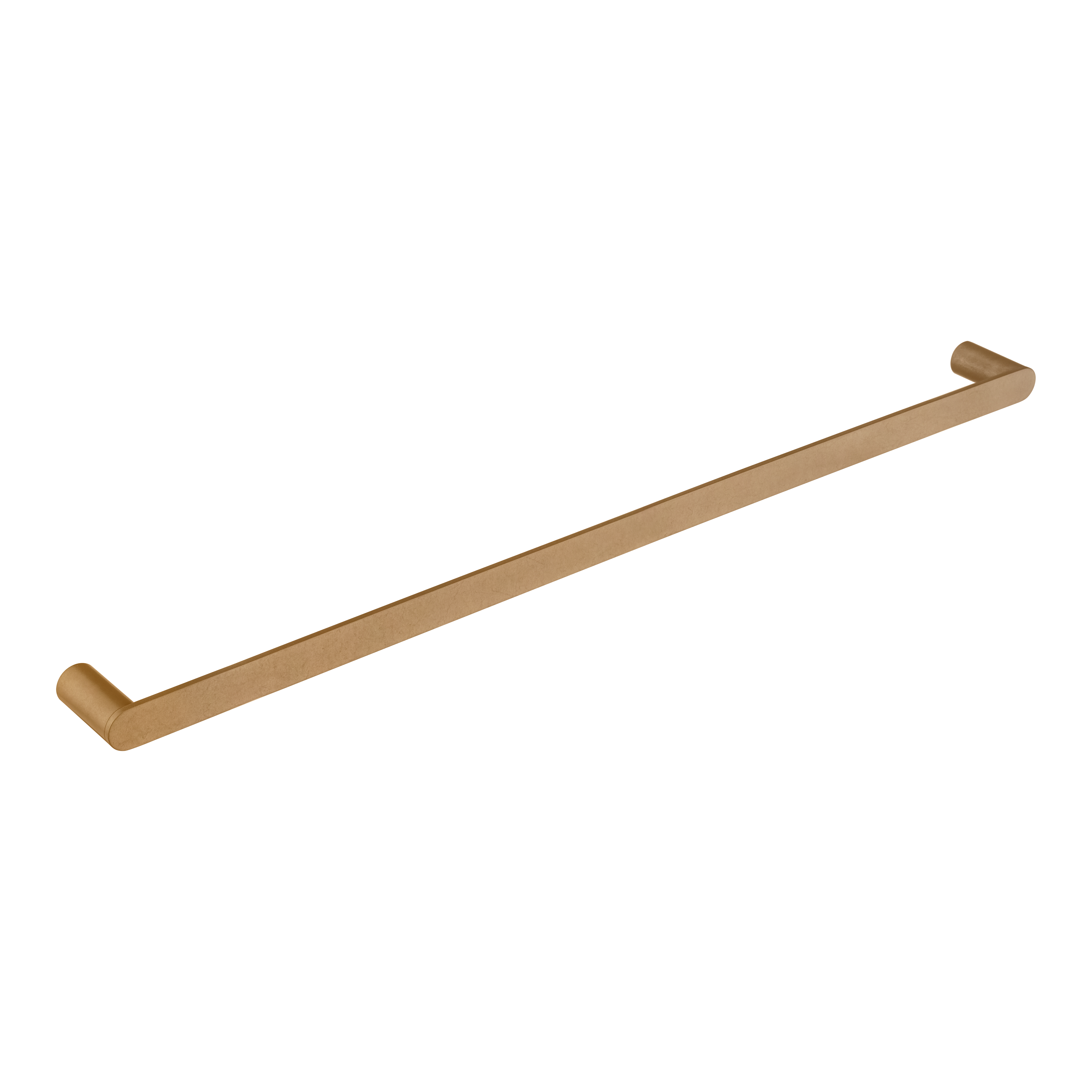 Milani Single Towel Rail 800mm - Antique Aurum
