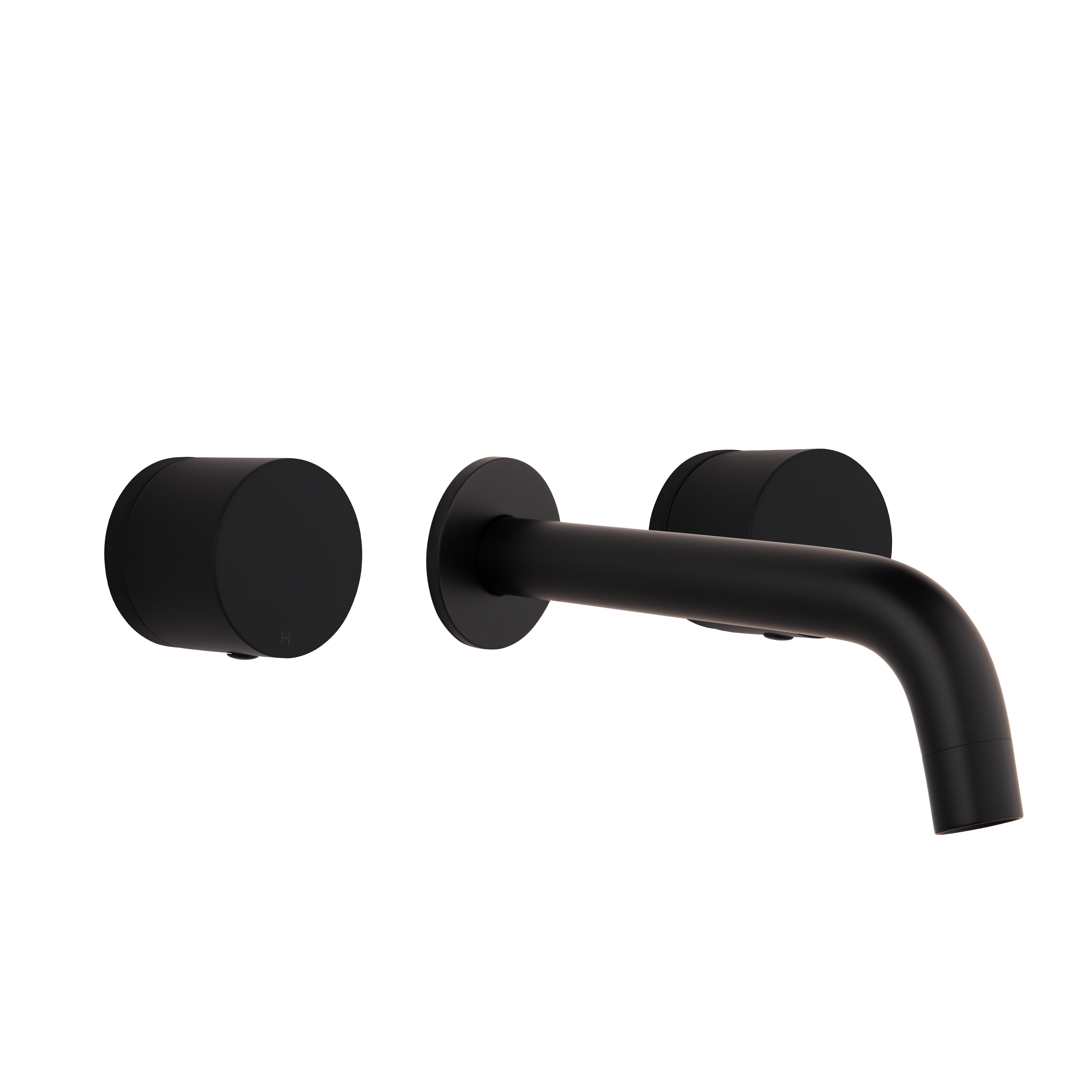 Milani Assembly Taps & Spout Set - Matte Black