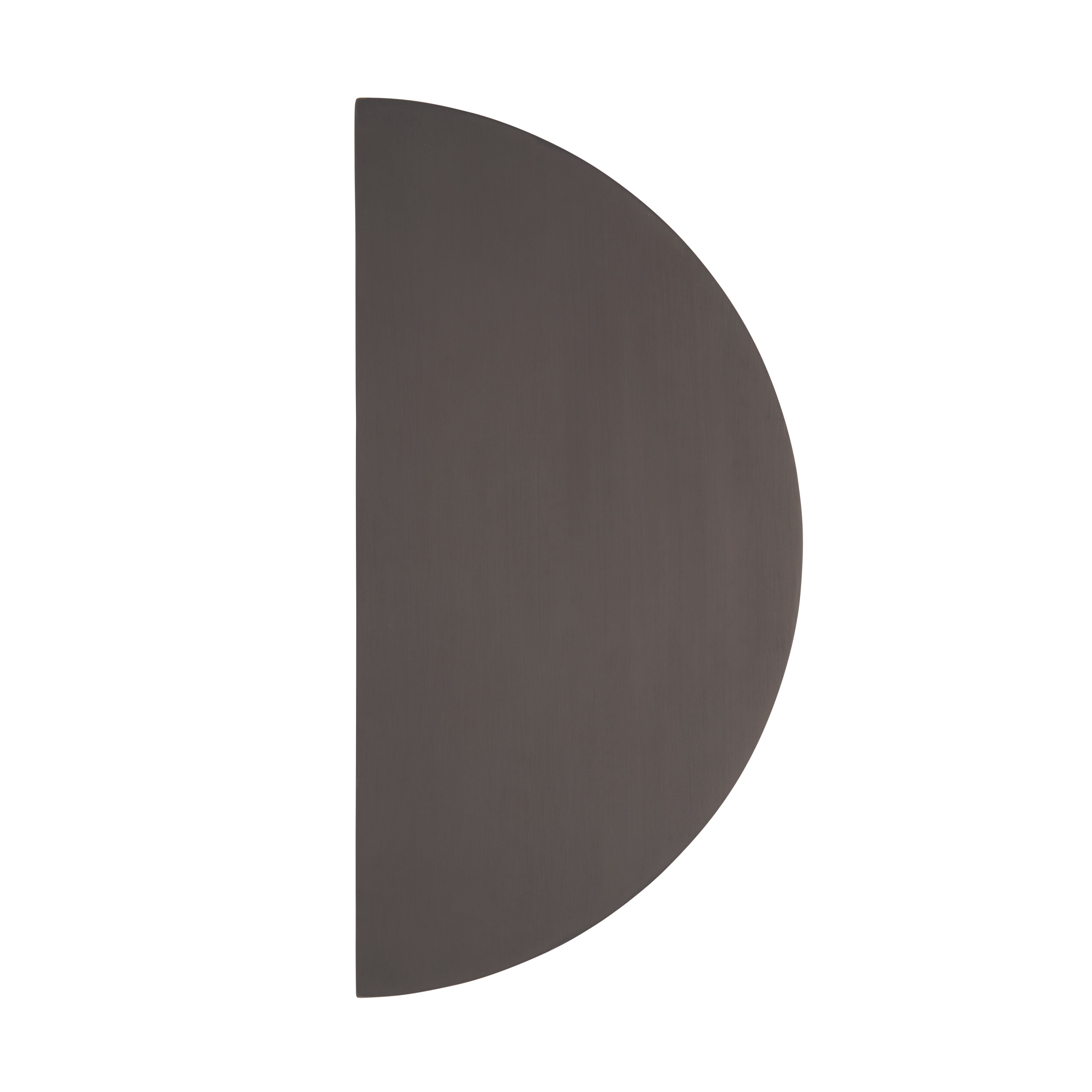 Imes Half Moon Entry Door Pull - Brushed Gunmetal