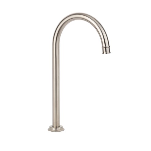 Kingsley Gooseneck Swivel Hob Spout – Brushed Nickel