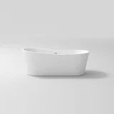 Violet Acrylic Free Standing Bath - Matte White 1650mm - Feature