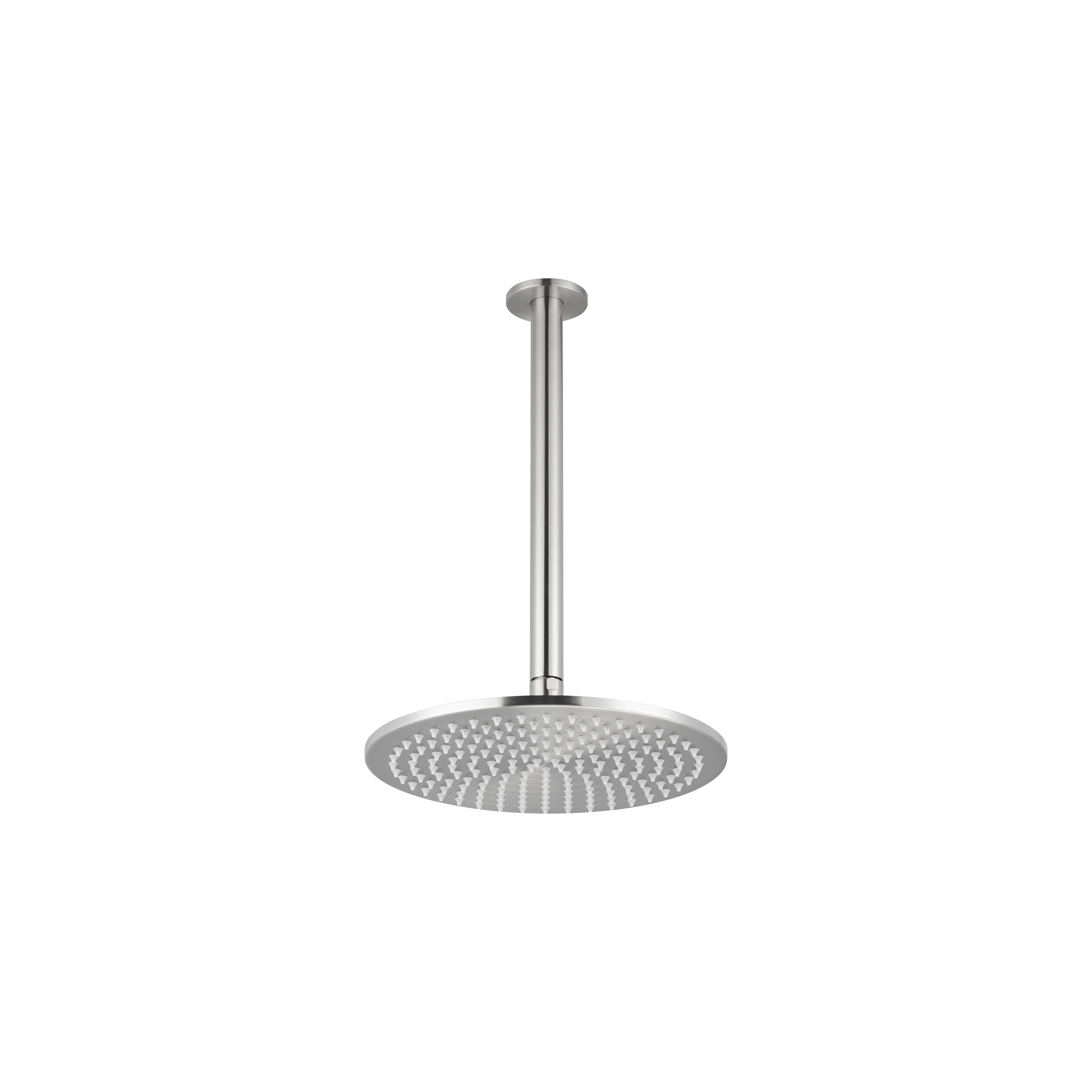 Shower%20Dropper%20Round%20300mm Side Head%20Set%20-Brushed%20Nickel