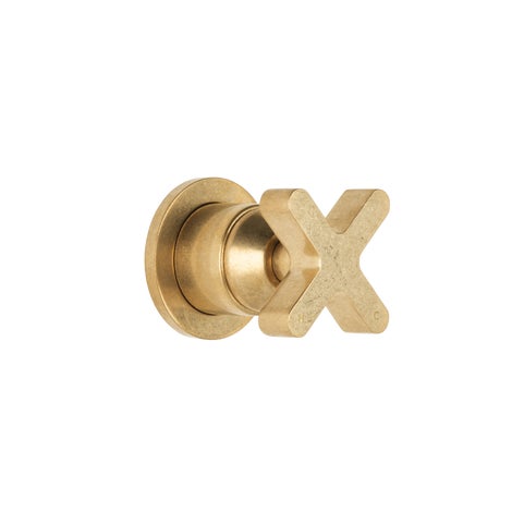 Cross - Progressive Single Mixer - Tumbled Aged Brass