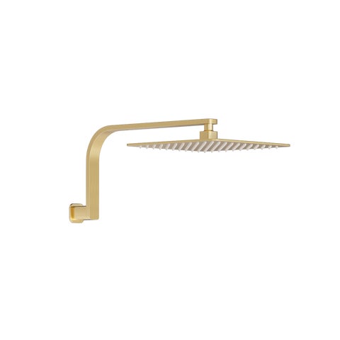 Nesso Shower Arm & Head Set UK - Brushed Brass