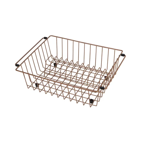 Bench Top Dish Rack - Brushed Copper