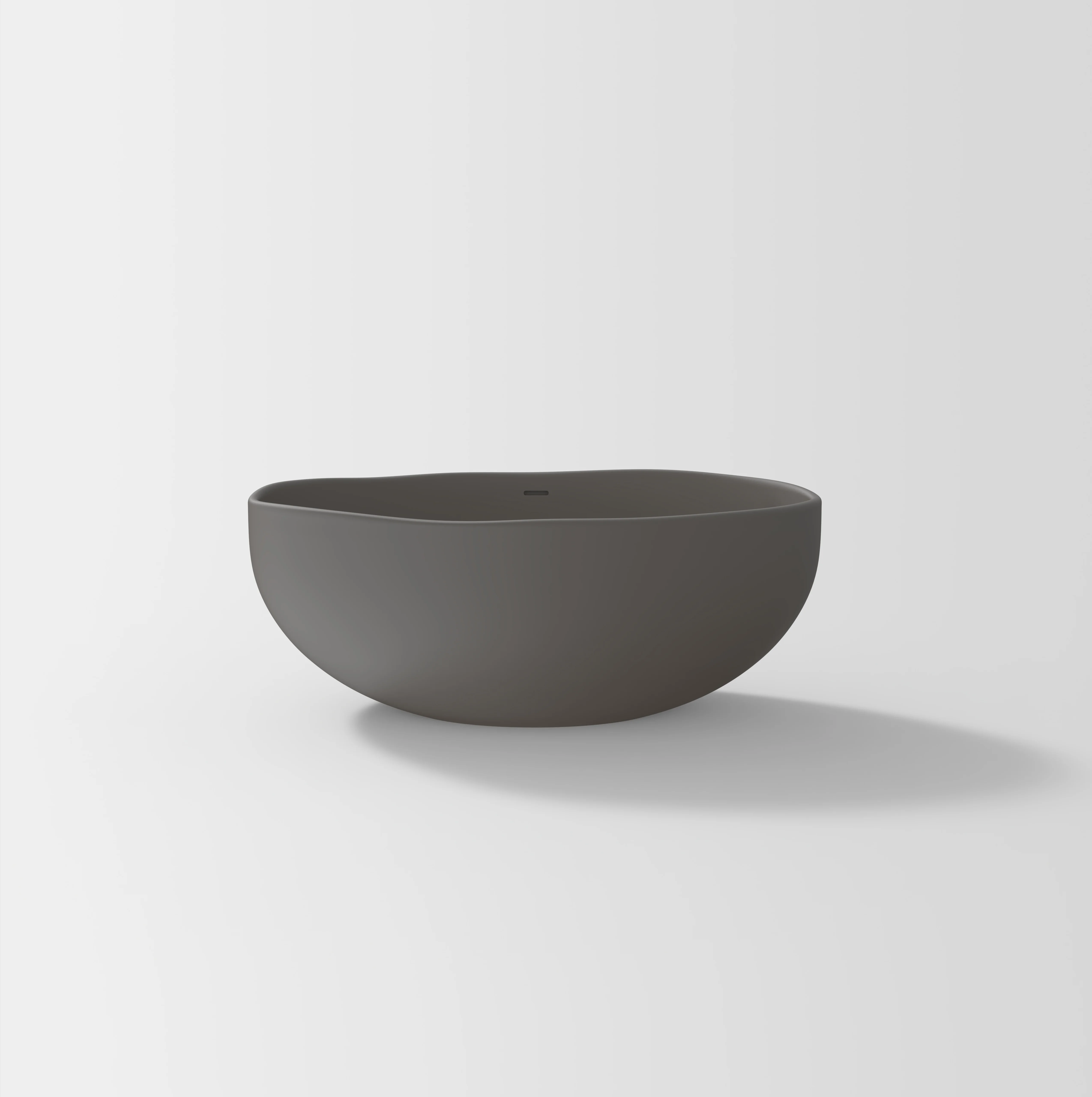 Melia Concrete Bath 1500mm - Grey 1