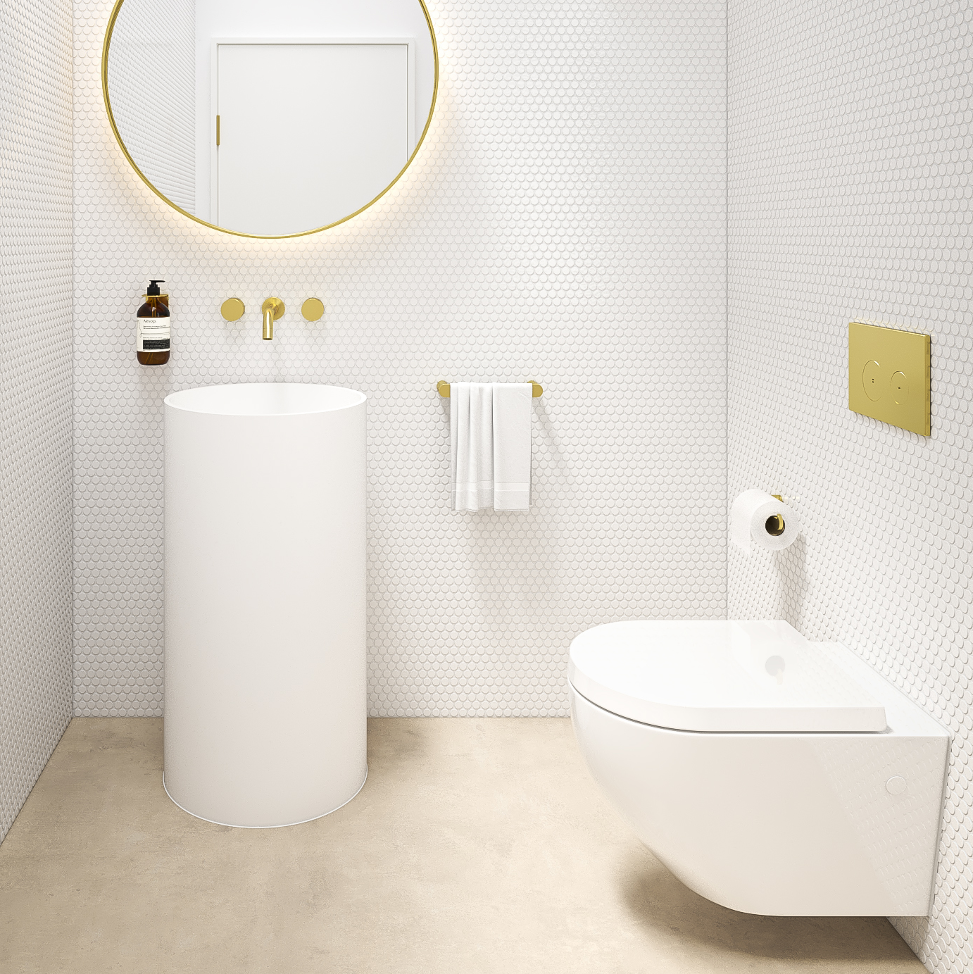 Asher wall hung toilet pan