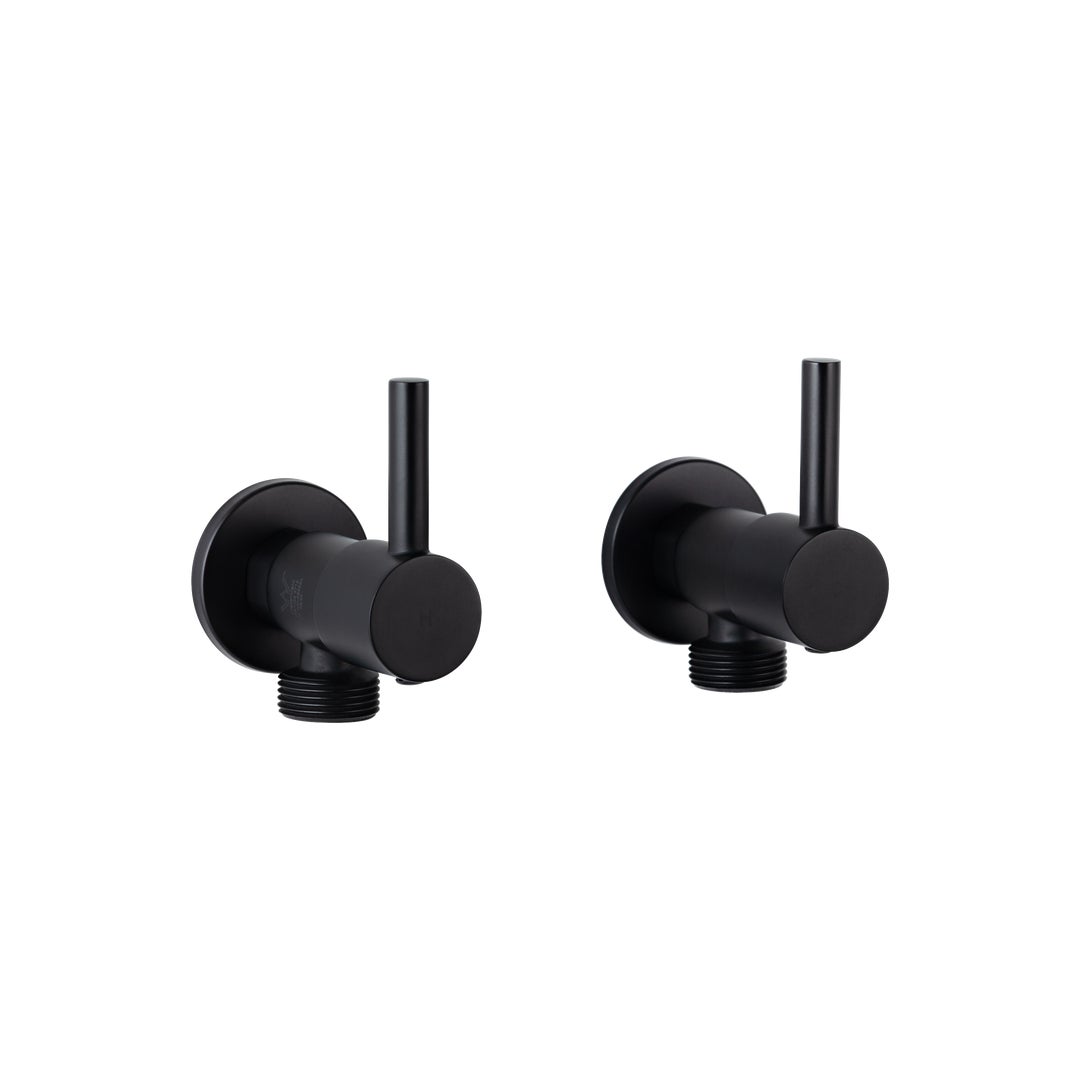 Elysian Washing Machine Stops - Matte Black