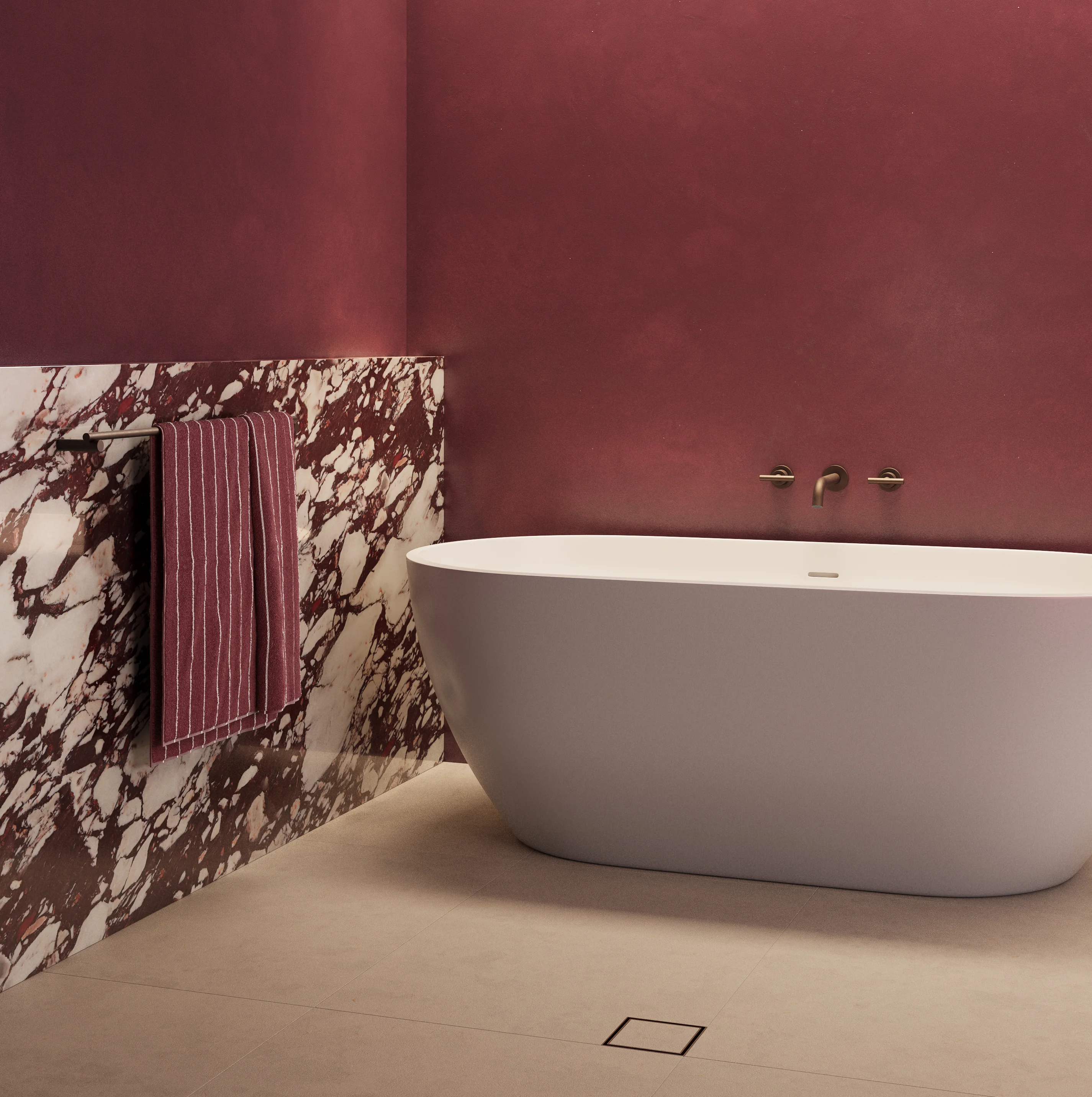 AntiqueBathroom BathScene Var01 Angle01 Bronze