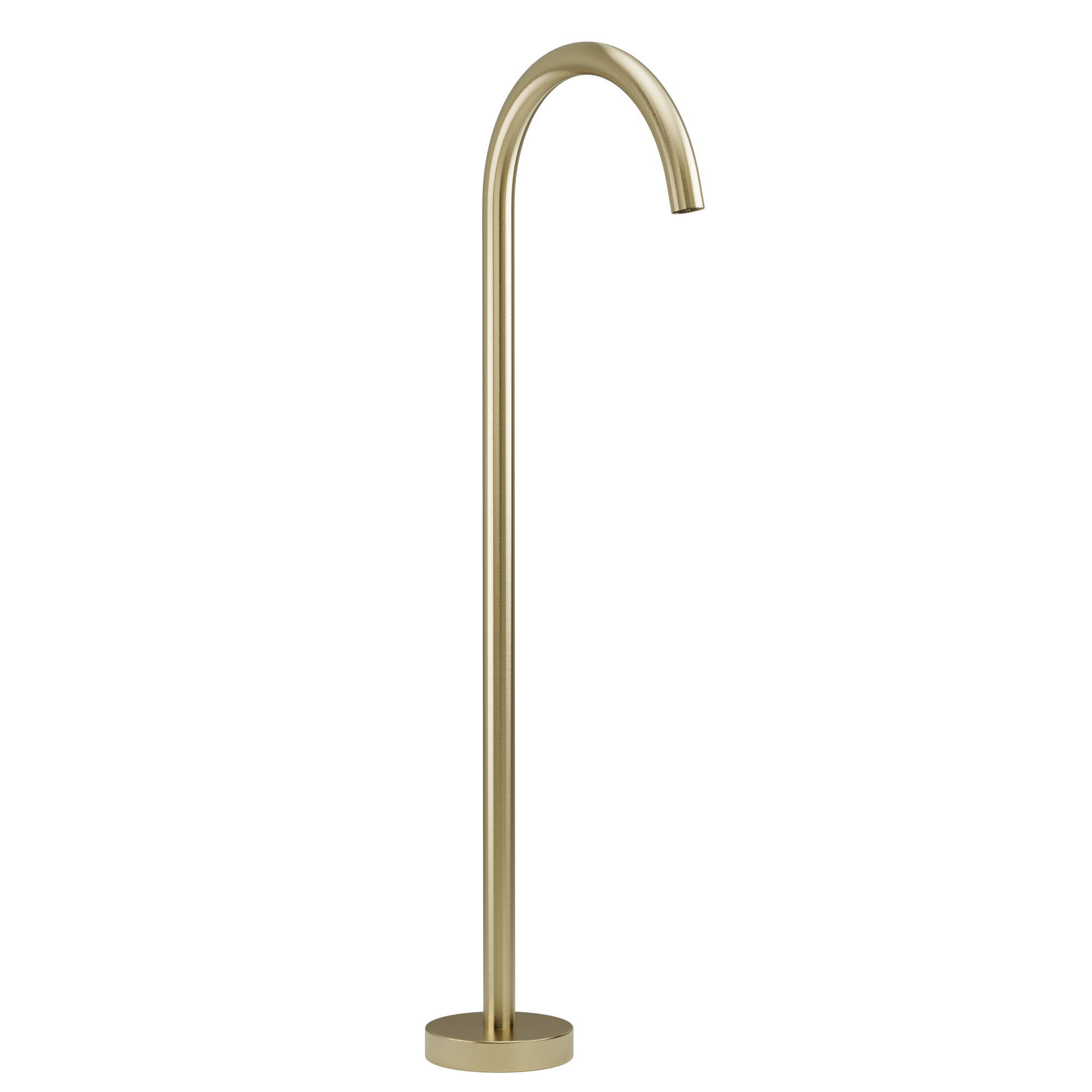 Floor Mounted Bath Filler - Brushed Brass