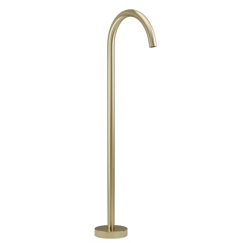 Floor Mounted Bath Filler - Brushed Brass