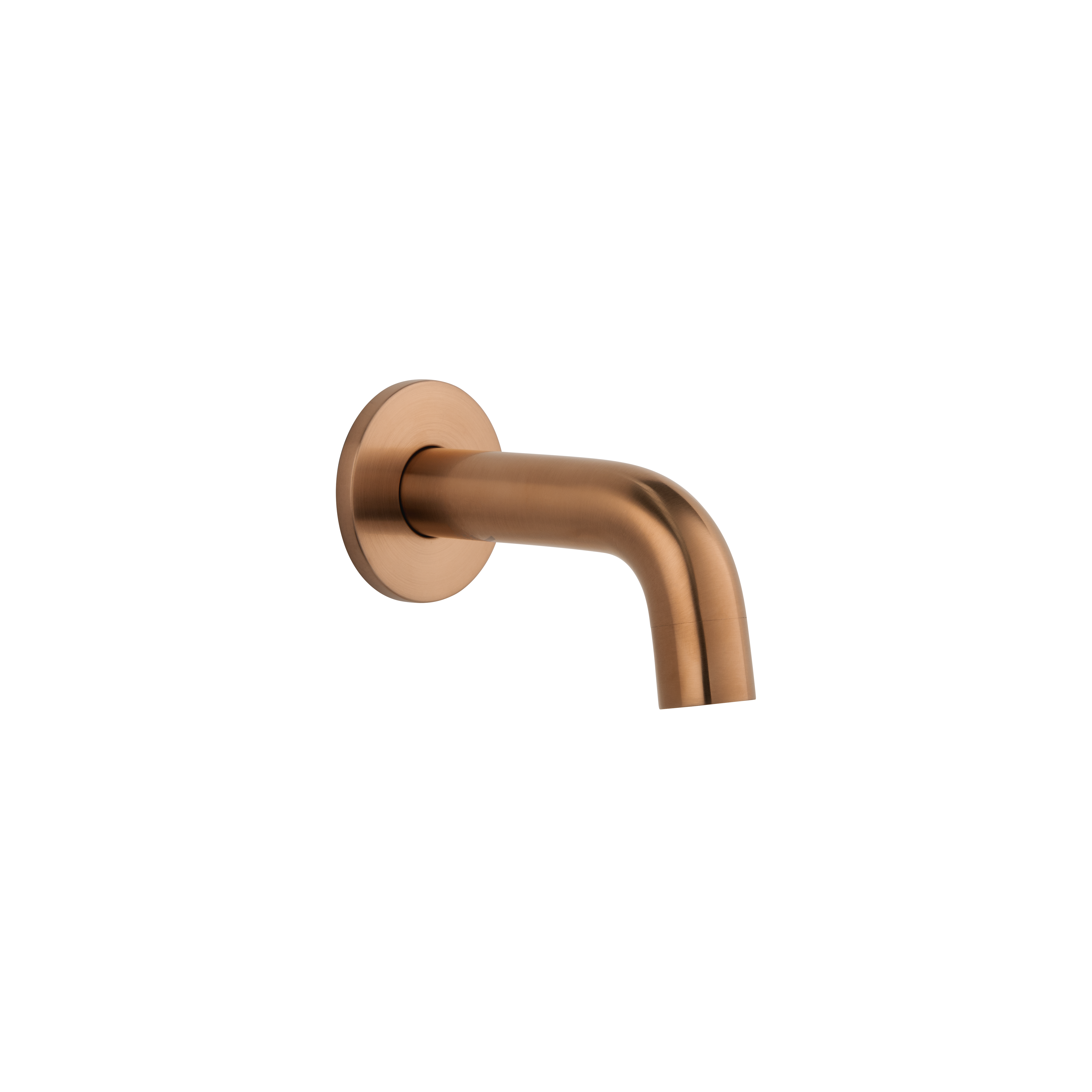 Mini Wall-Mounted Spout - Brushed Copper