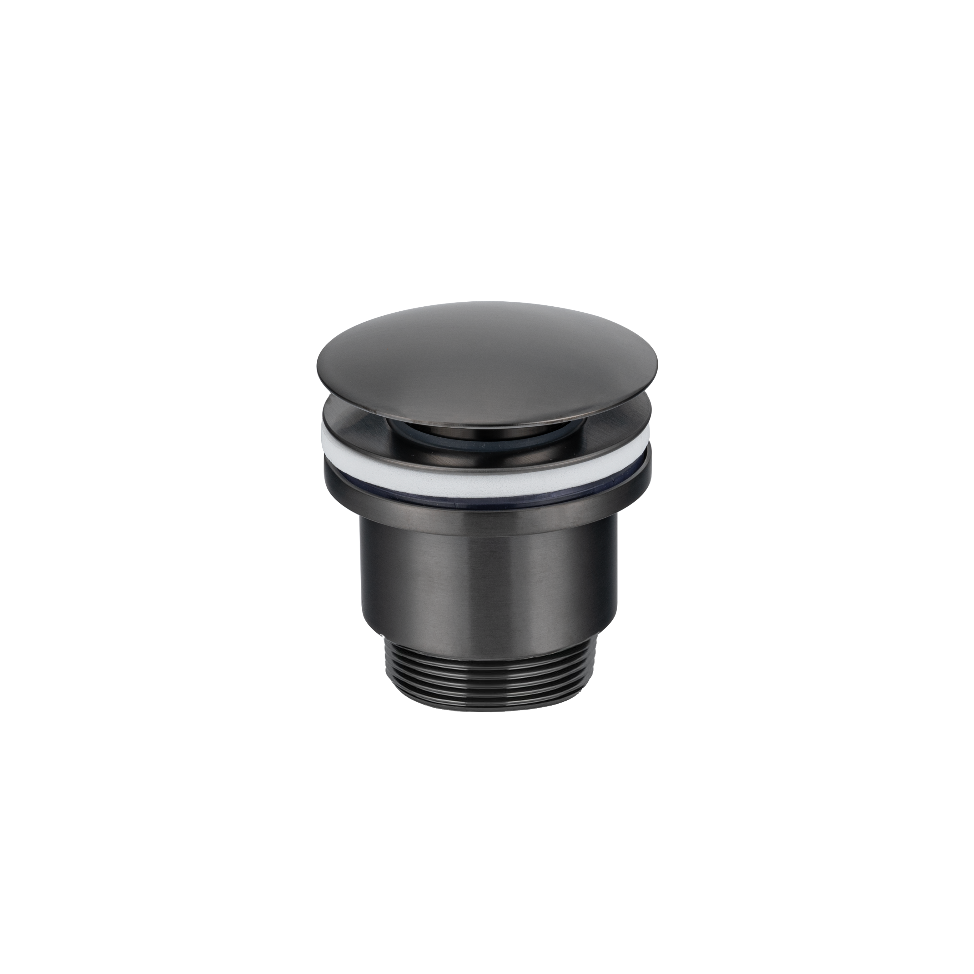 Avi Free-Flowing Basin Waste - Brushed Gunmetal- UK