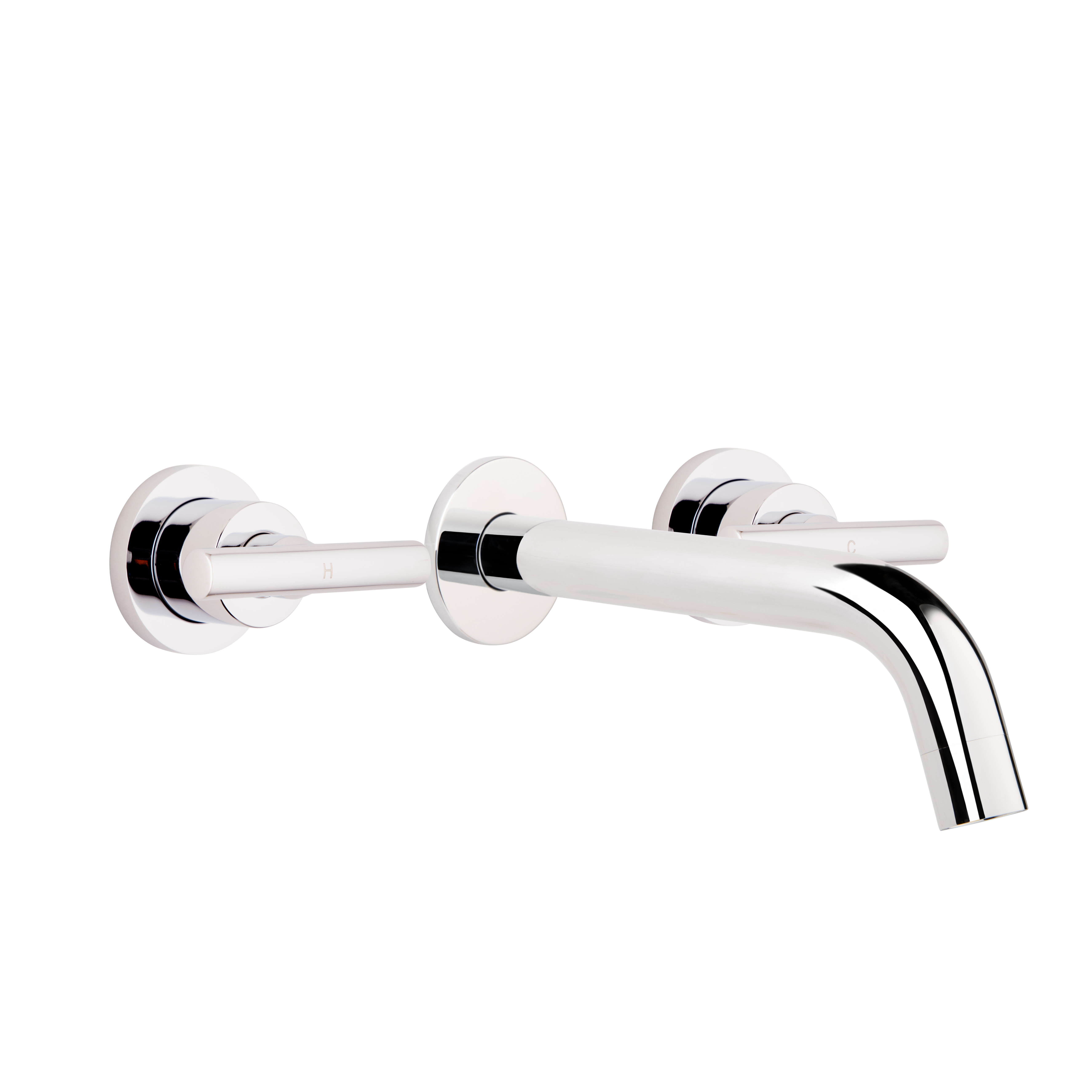 Barre Assembly Taps & Spout Set - Chrome