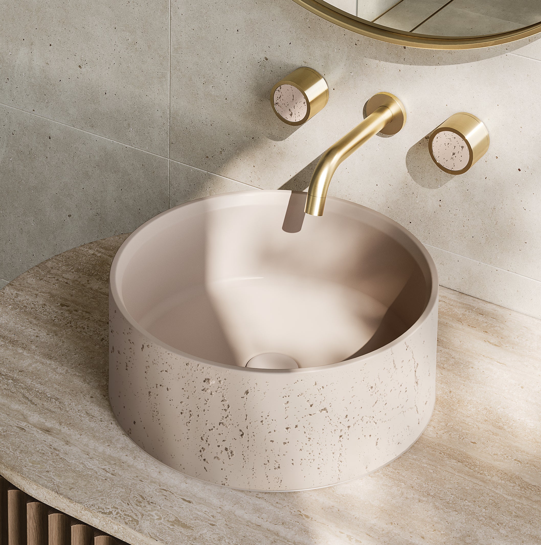 Atelis%20Concrete%20Basins%20%20%20Pixi%20Tile%20Insert%20Taps Almond