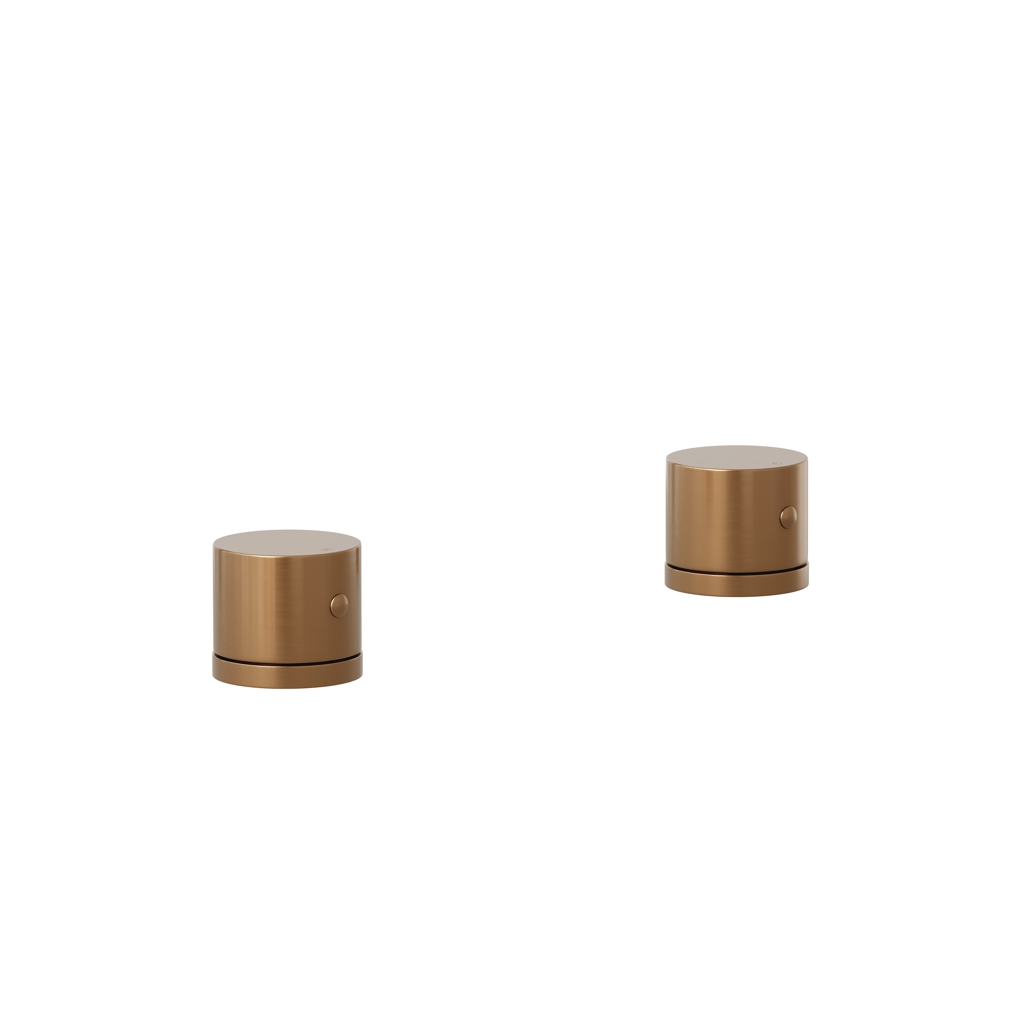 Milani Assembly Bench Mounted Taps - Brushed Copper