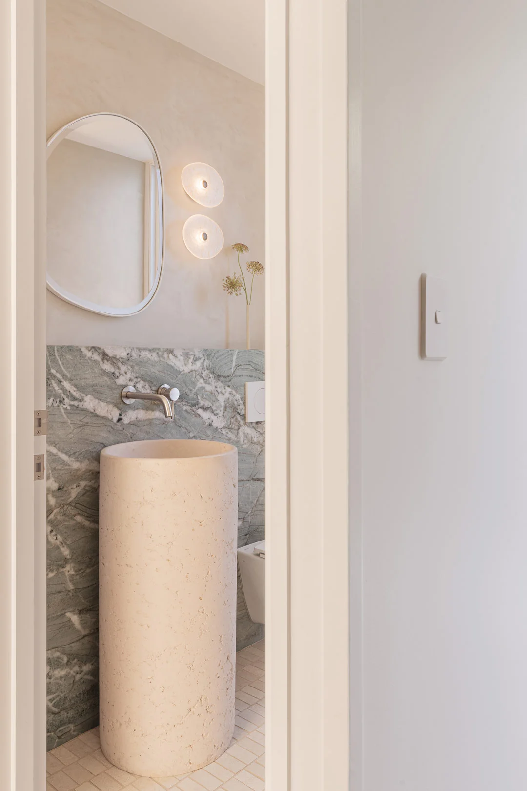 Brushed Nickel Natural Stone