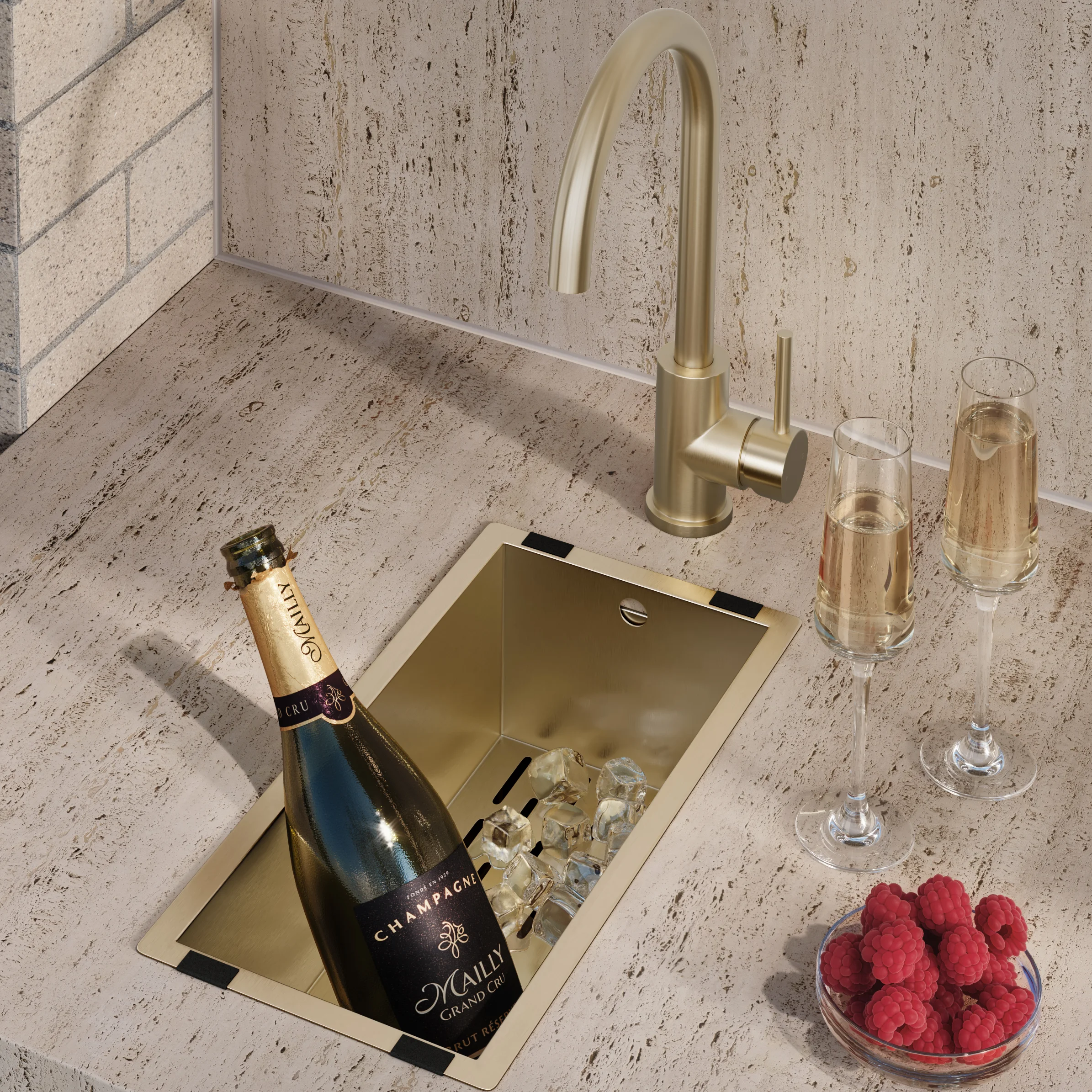 Sola Small Outdoor Sink Colander V2 BB